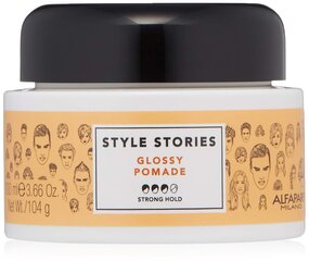 Stipras fiksācijas matu pomāde Alfaparf Milano Style Stories Glossy 100 ml цена и информация | Средства для укладки волос | 220.lv