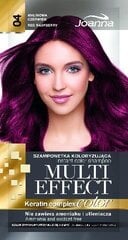 Окрашивающий шампунь для волос Joanna Multi Effect 35 г, 04 Raspberry Red цена и информация | Краска для волос | 220.lv