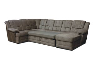Stūra dīvāns TMS Belluno, brūns cena un informācija | Stūra dīvāni | 220.lv
