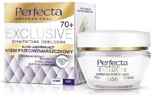 Aizsargājošs krēms pret grumbām perfecta Exclusive 70+ 50 ml цена и информация | Кремы для лица | 220.lv