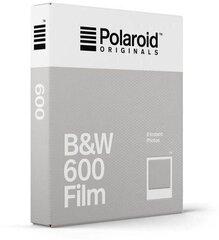 Polaroid Originals B&W 600, 8 fotogrāfiju lapas cena un informācija | Citi piederumi fotokamerām | 220.lv