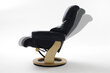 Atzveltnes krēsls ar pufu MC Akcent Calgary, matēts brūns/melns цена и информация | Atpūtas krēsli | 220.lv