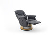 Atzveltnes krēsls MC Akcent Calgary Comfort L, melns/smilškrāsas цена и информация | Atpūtas krēsli | 220.lv