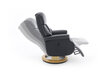 Krēsls MC Akcent Calgary Comfort L, melns/melns цена и информация | Atpūtas krēsli | 220.lv
