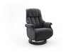 Krēsls MC Akcent Calgary Comfort L, melns/melns cena un informācija | Atpūtas krēsli | 220.lv
