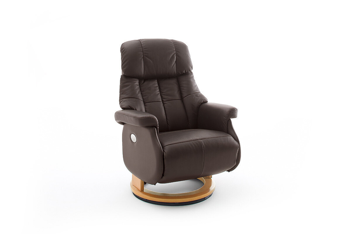 Krēsls MC Akcent Calgary Comfort XL, brūns/smilšu krāsas cena un informācija | Atpūtas krēsli | 220.lv