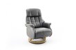 Krēsls MC Akcent Calgary Comfort XL, matēts brūns/smilšu krāsas cena un informācija | Atpūtas krēsli | 220.lv