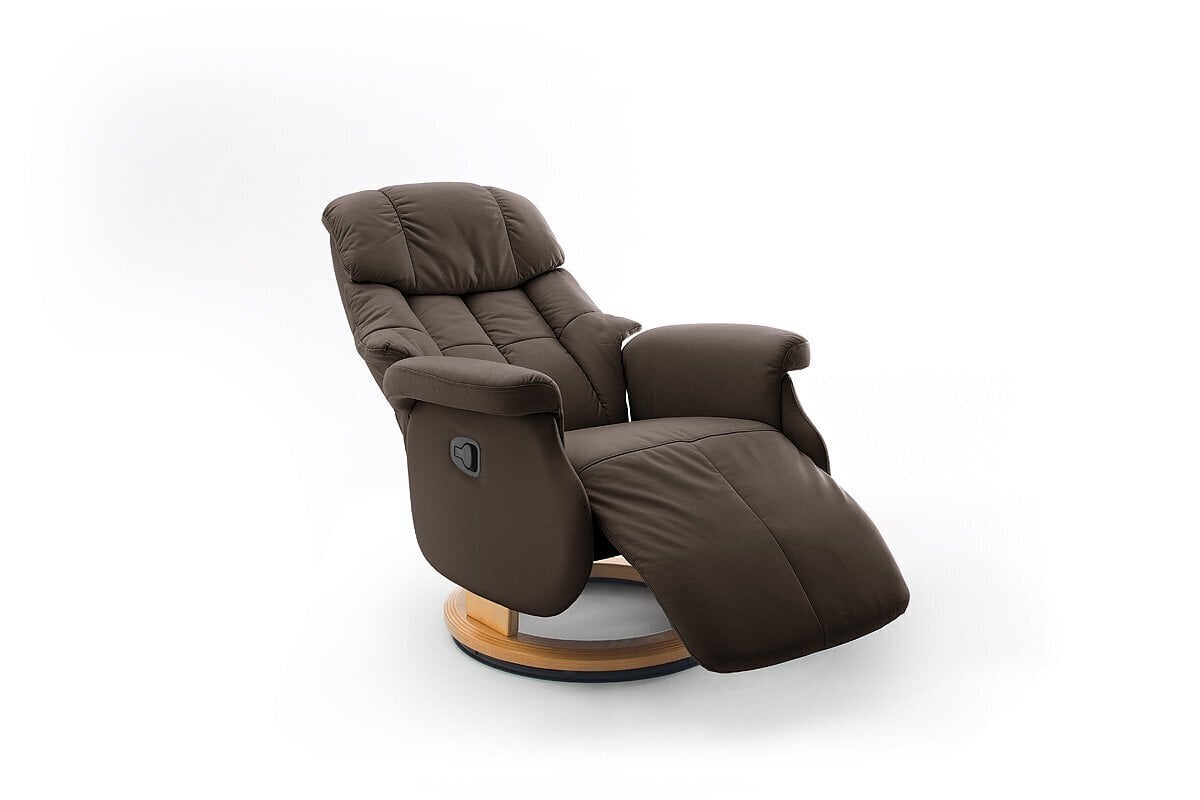 Atzveltnes krēsls Calgary Comfort L, brūns/smilškrāsas цена и информация | Atpūtas krēsli | 220.lv