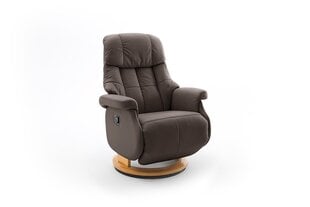 Atzveltnes krēsls Calgary Comfort L, brūns/smilškrāsas цена и информация | Кресла в гостиную | 220.lv