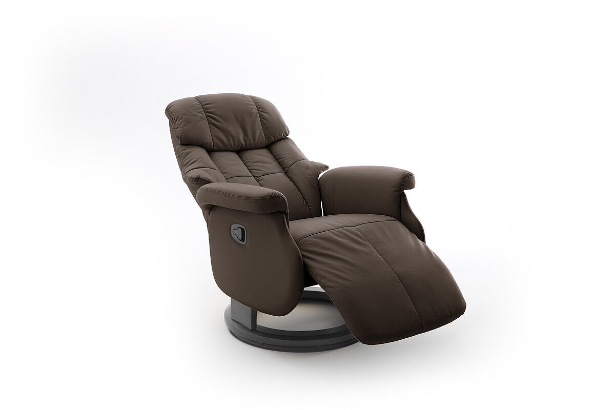 Krēsls MC Akcent Calgary Comfort L, brūns/melns cena un informācija | Atpūtas krēsli | 220.lv