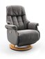 Krēsls MC Akcent Calgary Comfort L, matēts brūns/smilškrāsas цена и информация | Atpūtas krēsli | 220.lv
