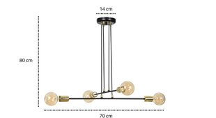 Emibig подвесной светильник Vesio 4 цена и информация | Люстры | 220.lv