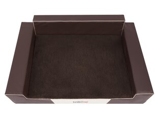 Лежак Hobbydog Glamour Exclusive, XL, 100x68 см, коричневый цена и информация | Лежаки, домики | 220.lv