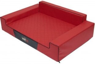 Guļvieta Hobbydog Glamour, XL, 100x68 cm, sarkana cena un informācija | Suņu gultas, spilveni, būdas | 220.lv