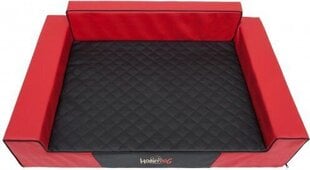 Guļvieta Hobbydog Glamour, XL, 100x68 cm, sarkana/melna cena un informācija | Suņu gultas, spilveni, būdas | 220.lv