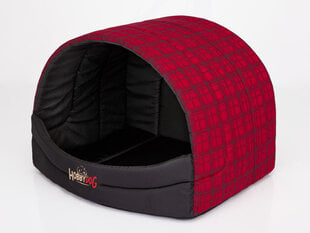 Guļvieta-būda Hobbydog R3, 55x43x38cm, sarkana cena un informācija | Suņu gultas, spilveni, būdas | 220.lv