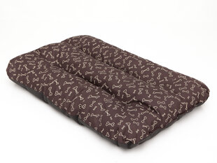Hobbydog подушка Eco Prestige R3, 115x80x12 см, коричневая с костями цена и информация | Лежаки, домики | 220.lv