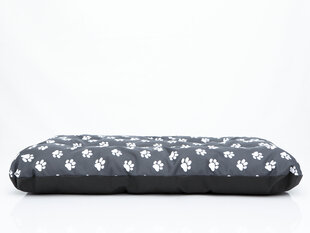 Hobbydog spilvens Eco Prestige R3, 115x80x12 cm, pelēks ar pēdiņām cena un informācija | Suņu gultas, spilveni, būdas | 220.lv