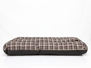 Hobbydog подушка Eco Prestige R3, 115x80x12 см, коричневая в клетку цена и информация | Лежаки, домики | 220.lv