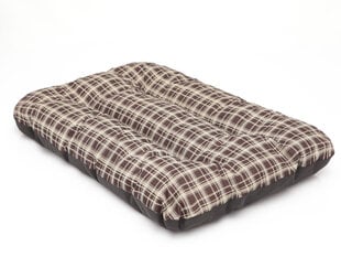Hobbydog подушка Eco Prestige R3, 115x80x12 см, коричневая в клетку цена и информация | Лежаки, домики | 220.lv