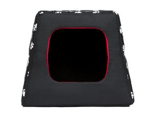 Hobbydog конура-лежак Пирамида R3, черная цена и информация | Лежаки, домики | 220.lv
