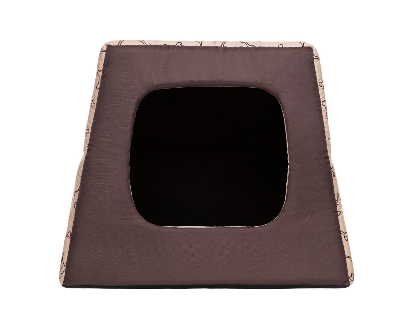 Hobbydog būda-guļvieta Piramīda R3, smilšu/brūnas krāsas cena un informācija | Suņu gultas, spilveni, būdas | 220.lv