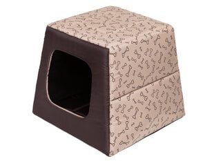 Hobbydog конура-лежак Пирамида R3, песочная/коричневая цена и информация | Лежаки, домики | 220.lv