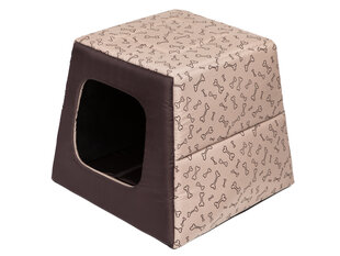 Hobbydog конура-лежак Пирамида R2, песочная/коричневая цена и информация | Лежаки, домики | 220.lv