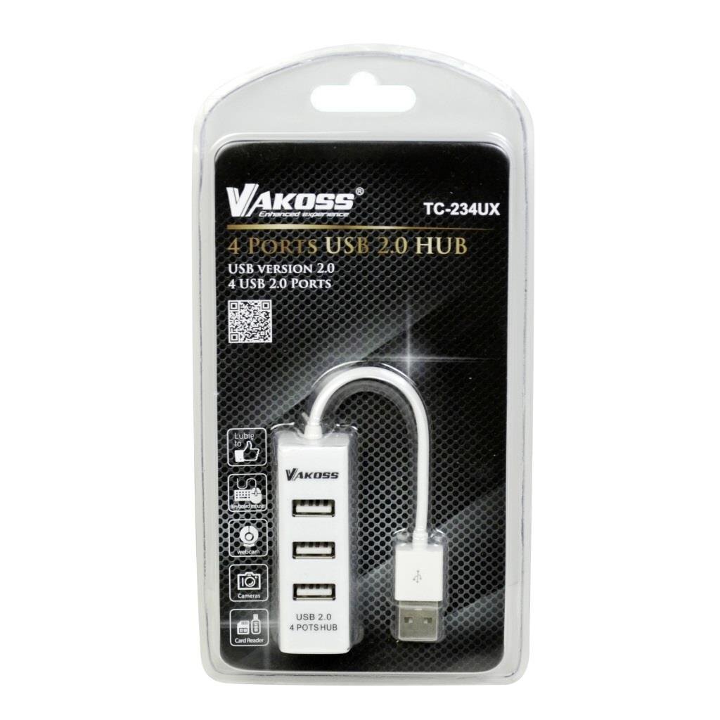 Vakoss TC-234UX цена и информация | Adapteri un USB centrmezgli | 220.lv