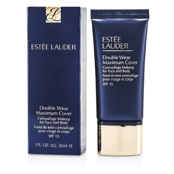 Grima pamats sejai un ķermenim Estee Lauder Double Wear Maximum Cover SPF15 30 ml, 3N1 Ivory Beige, 3N1 Ivory Beige cena un informācija | Grima bāzes, tonālie krēmi, pūderi | 220.lv