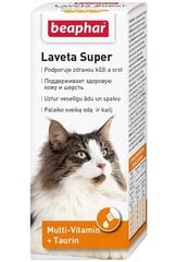 Vitamīni kaķiem Beaphar Laveta Super, 50 ml cena un informācija | Vitamīni, uztura bagātinātāji, pretparazītu līdzekļi kaķiem | 220.lv
