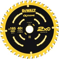 Griešanas disks Dewalt Extreme 165mm (DT10640-QZ) cena un informācija | DeWalt Dārza preces | 220.lv