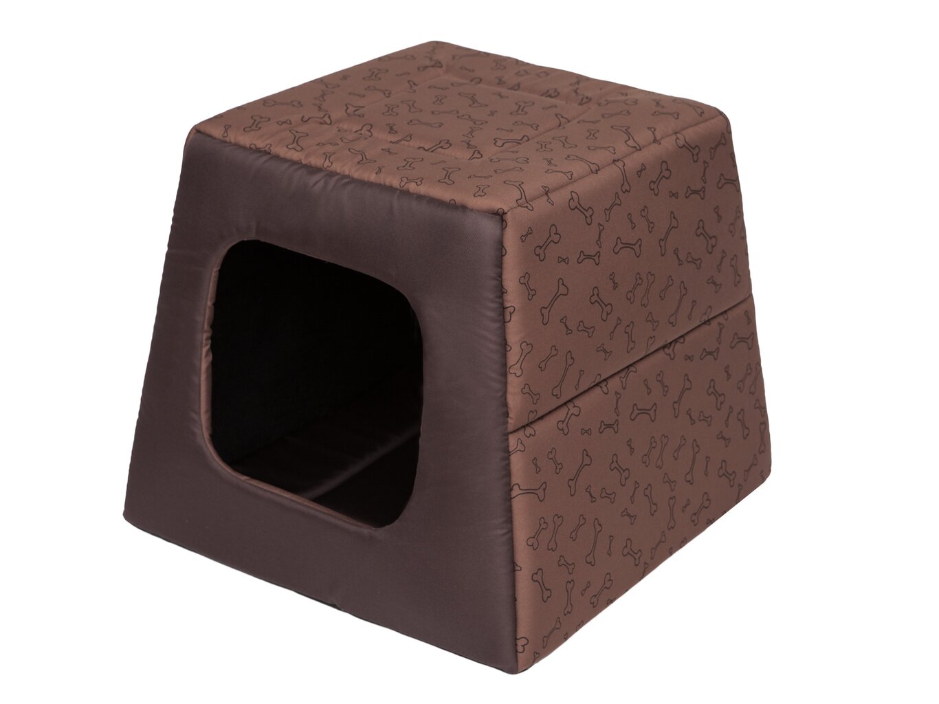 Hobbydog būda-guļvieta Piramīda R3, brūna цена и информация | Suņu gultas, spilveni, būdas | 220.lv