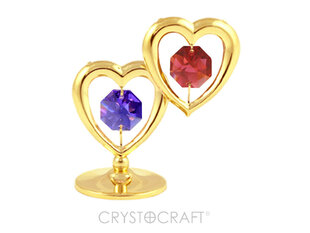 Фигурка "Два сердца" с кристаллами SWAROVSKI цена и информация | Детали интерьера | 220.lv