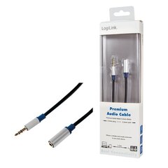 LogiLink miniJack 3.5 мм, 1.5 м цена и информация | Кабели и провода | 220.lv