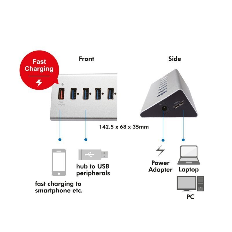 LogiLink UA0228 cena un informācija | Adapteri un USB centrmezgli | 220.lv