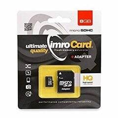 Imro 8 GB, Micro SDHC cena un informācija | Atmiņas kartes mobilajiem telefoniem | 220.lv