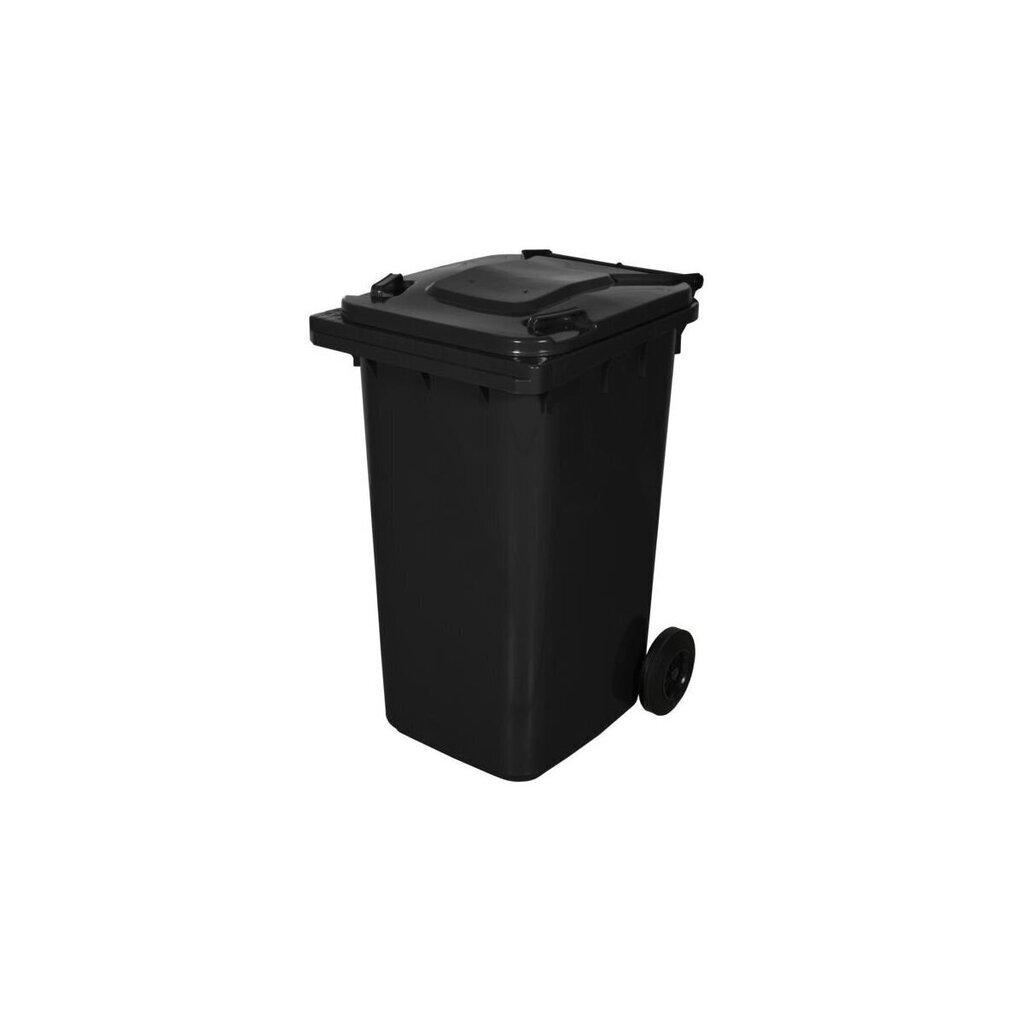 Āra konteiners 240 l, melns cena un informācija | Komposta kastes un āra konteineri | 220.lv