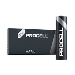 LR03 | AAA baterija 1.5V Duracell Alkaline PC2400 iepakojumā 10 gb. цена и информация | Батарейки | 220.lv