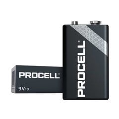 6LR61 | 9V батарейка 9V Duracell Alkaline PC1604 в упаковке 10 шт. цена и информация | Батерейки | 220.lv