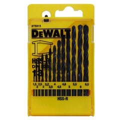 Urbju komplekts Dewalt HSS (DT5912-QZ), 13 gab. cena un informācija | Rokas instrumenti | 220.lv