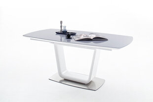Раскладной стол MC Akcent Xander, серый / белый цена и информация | Кухонные и обеденные столы | 220.lv