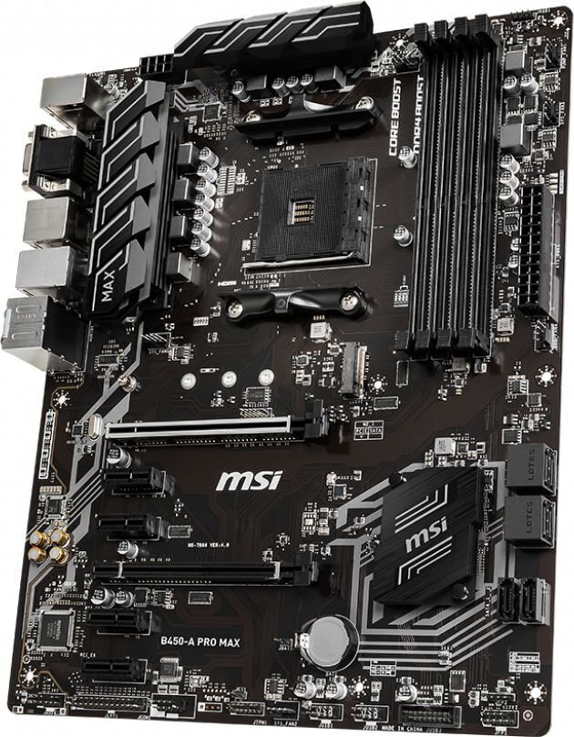 MSI B450-A Pro MAX cena un informācija | Mātesplates | 220.lv