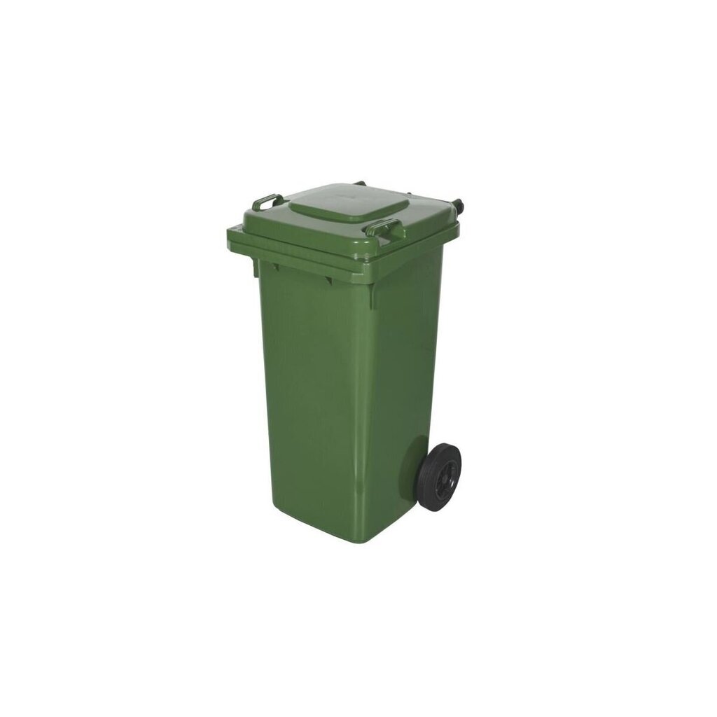 Āra konteiners 120 l, zaļš cena un informācija | Komposta kastes un āra konteineri | 220.lv