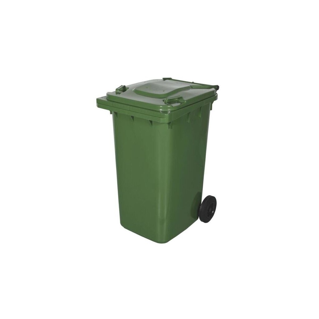 Āra konteiners 240 l, zaļš cena un informācija | Komposta kastes un āra konteineri | 220.lv