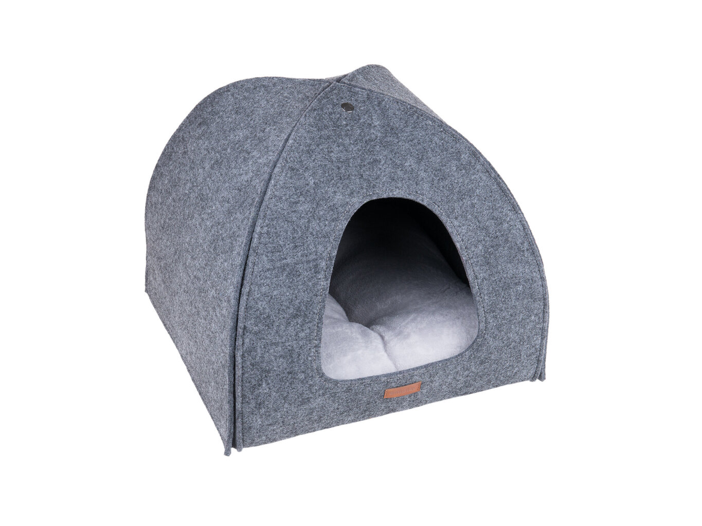 Amiplay guļvieta-būda Igloo Grey, 38x38x38 cm cena un informācija | Suņu gultas, spilveni, būdas | 220.lv