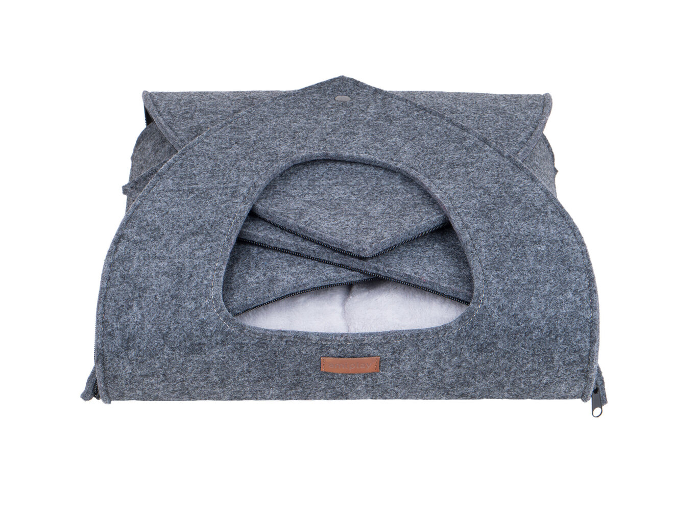 Amiplay guļvieta-būda Igloo Grey, 38x38x38 cm cena un informācija | Suņu gultas, spilveni, būdas | 220.lv