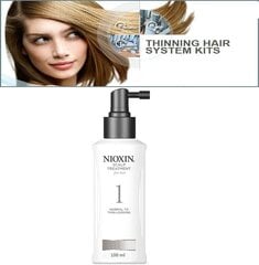 Серум для слабых волос Nioxin Scalp Treatment System 1 100 мл цена и информация | Распылите крем-спрей на волосы на расстоянии 20-25 см, расчешите их расческой. | 220.lv