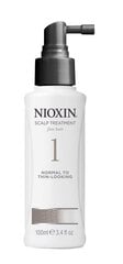 Серум для слабых волос Nioxin Scalp Treatment System 1 100 мл цена и информация | Средства для укрепления волос | 220.lv