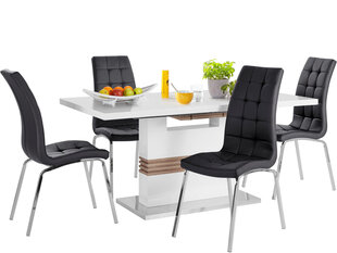Notio Living Pavlos 200/Lila, комплект мебели для столовой белый цена и информация | Комплекты мебели для столовой | 220.lv